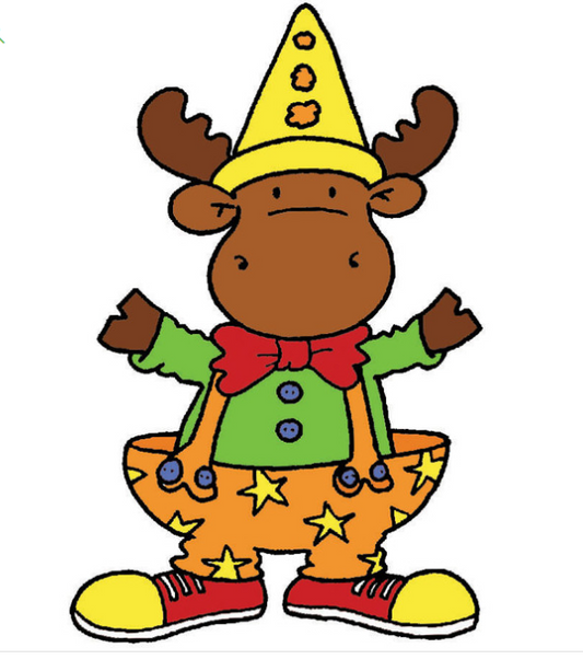 Riley and Co Riley Clown Rubber Stamp