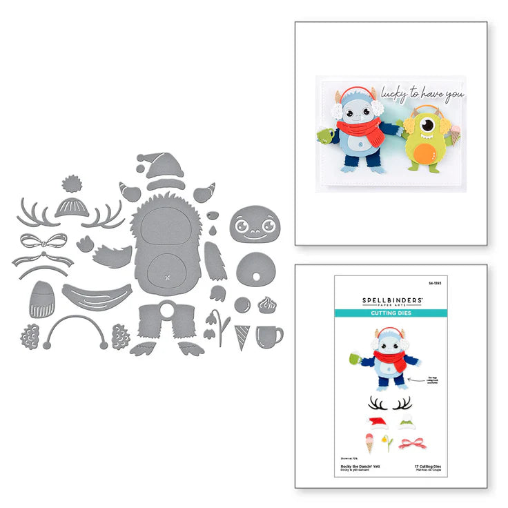 Spellbinders Rocky the Dancin Yeti Dies Set