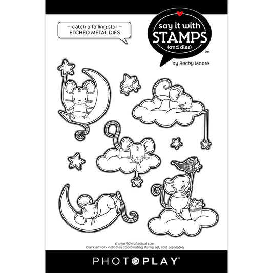 Photo Play Say It With Stamps Catch a Falling Star Die Set