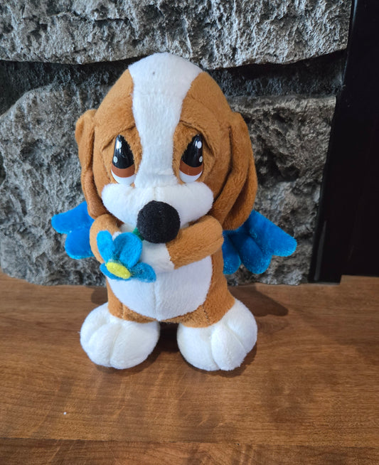 Sad Sam Angel Wings Plush Dog