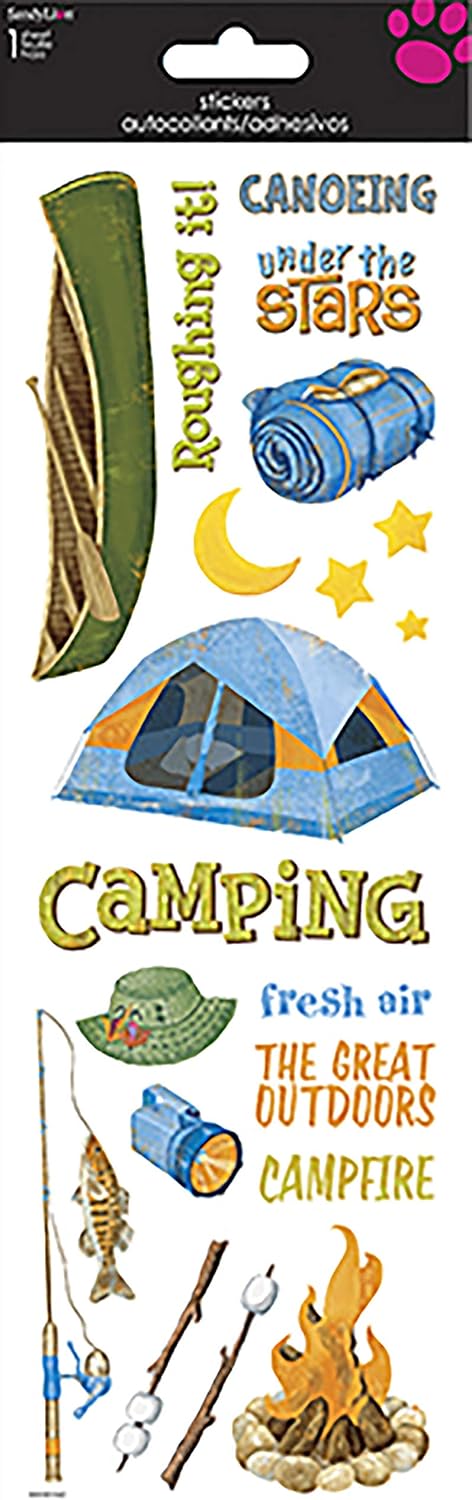 Sandylion Camping Stickers