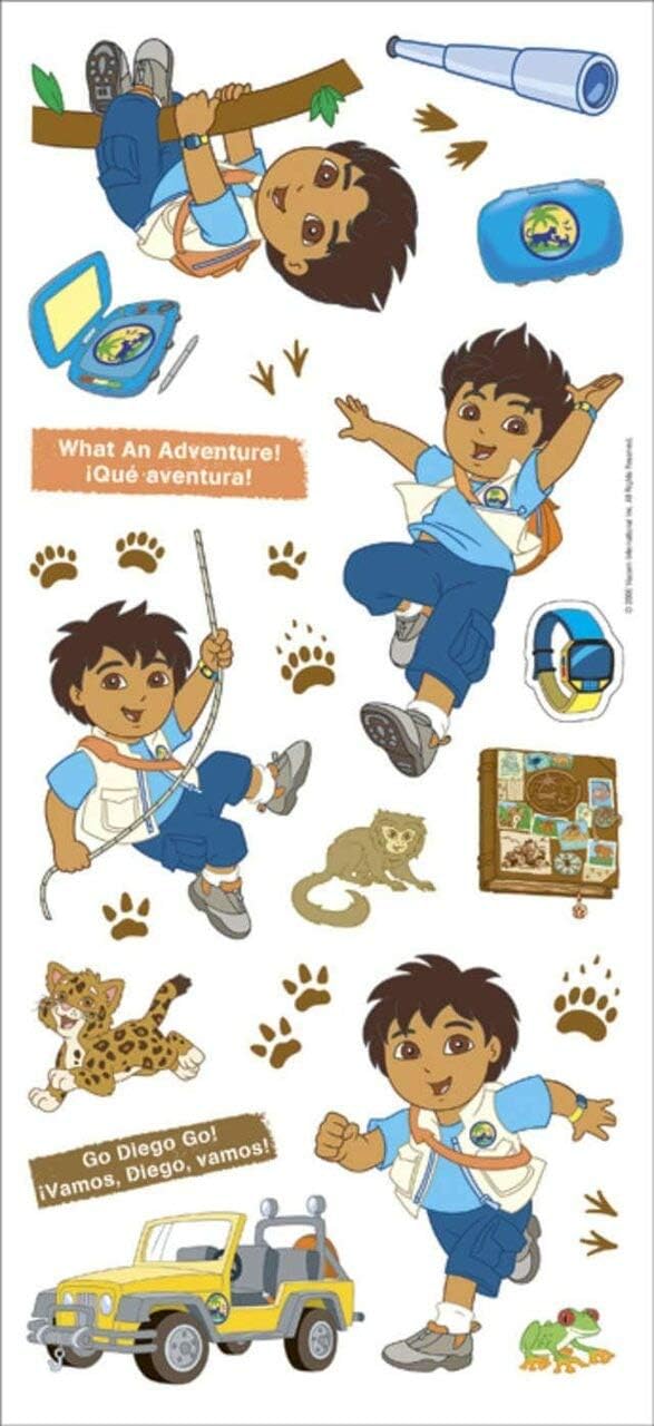 Go Diego Go Stickers