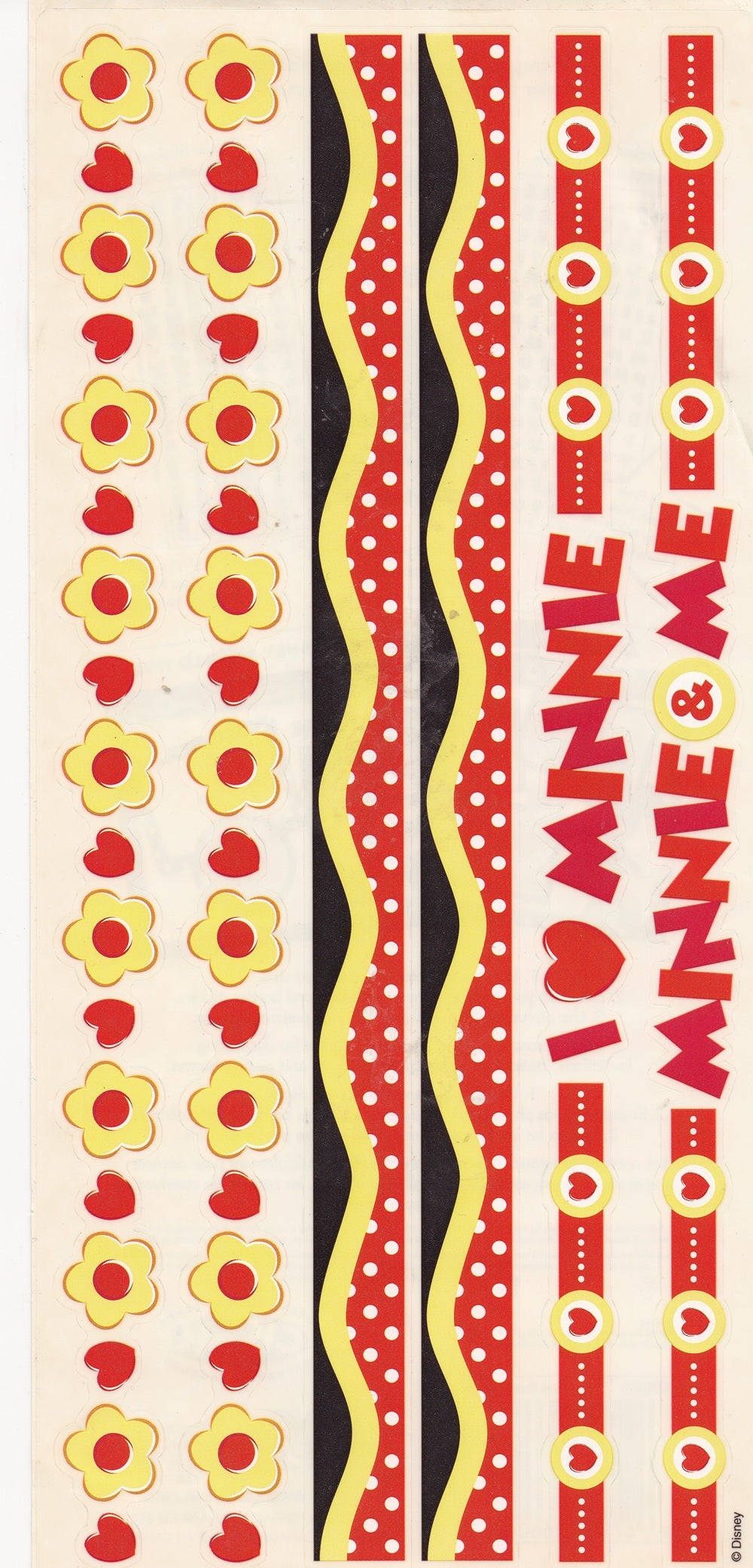 Minnie Mouse Border Stickers by Sandylion