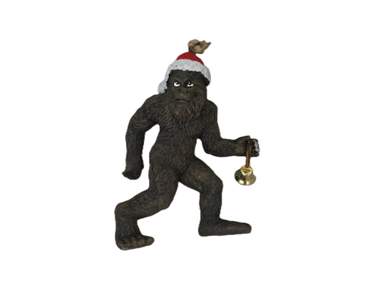 Santa Bigfoot Christmas Ornament