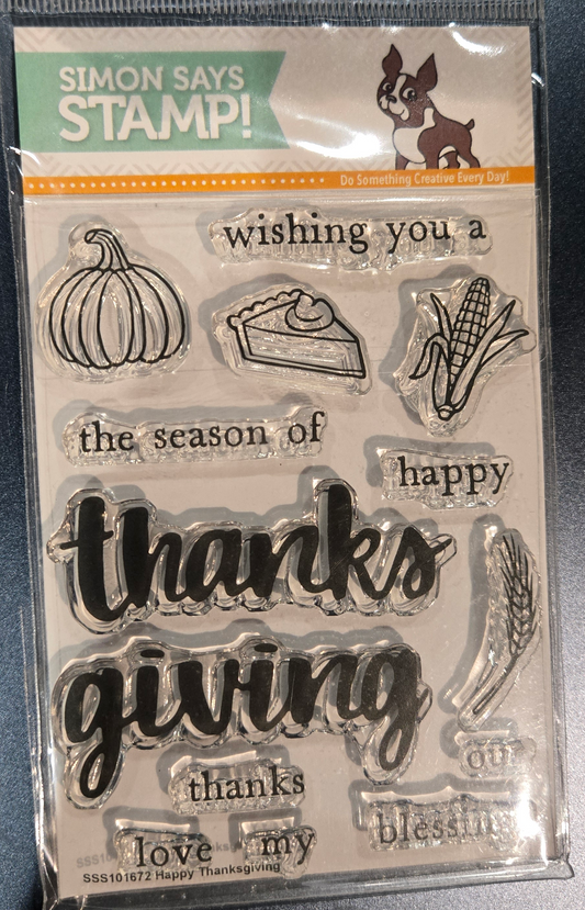 Simon Says Happy Thanksgiving Stamp Set