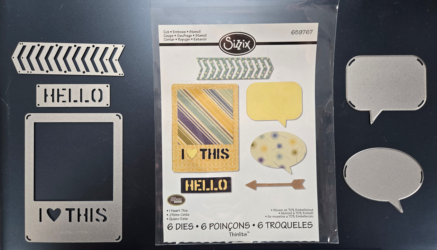 I Heart This Sizzix Die by Jillibean Soup