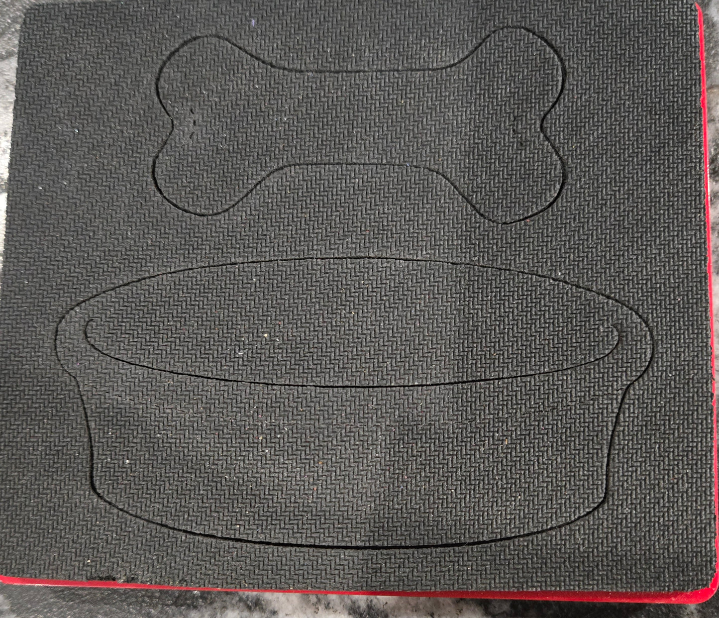 Dog Bowl and Bone Sizzix Originals Red Die