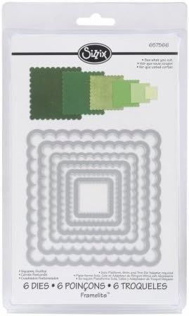 Sizzix Scalloped Square Framelit Dies