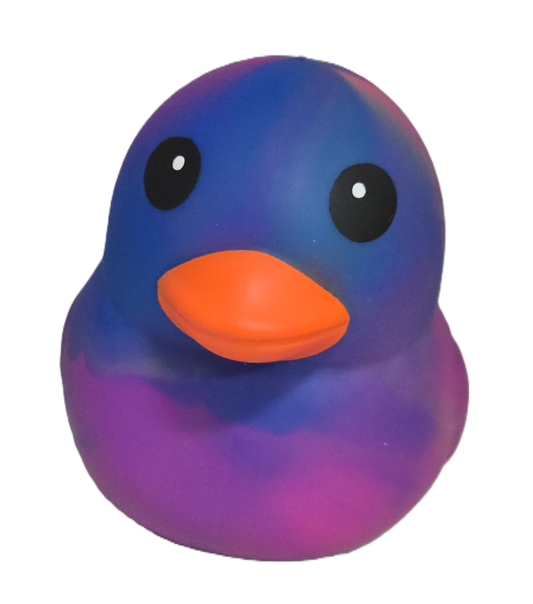 Jumbo Squeezy Tie Dye Squishy Duck