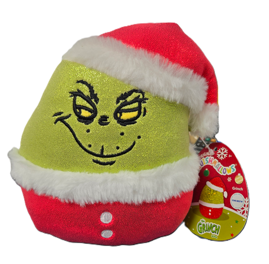 The Grinch Glitter 7 Inch Squishmallow Plush