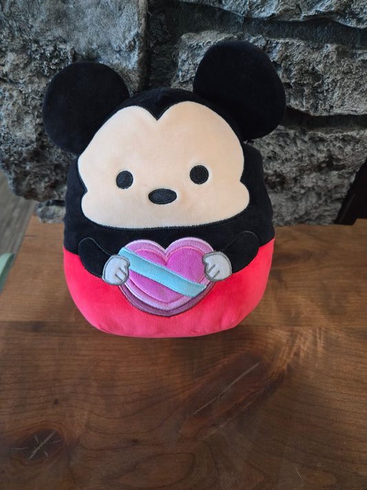 Mickey Mouse Valentine Squishmallow Plush 8 Inch