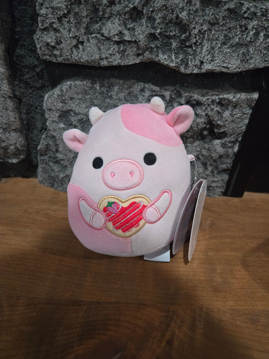 Reshma Valentine Pink Cow Squishmallow 5 Inch