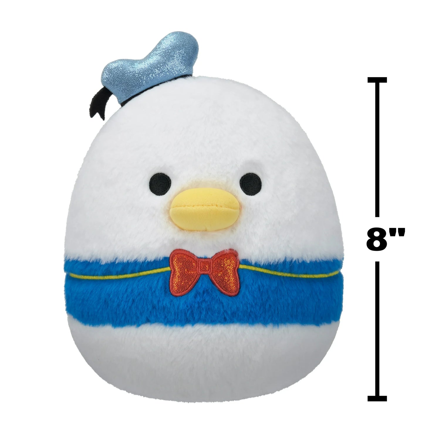 Squishmallows Disney FuzzAMallow Official 8 inch Donald Duck - Child's Ultra Soft Stuffed Plush Toy