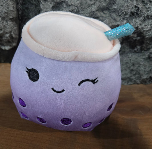 Poplina the Purple Boba Tea Squishmallow 5 Inch - No Tag