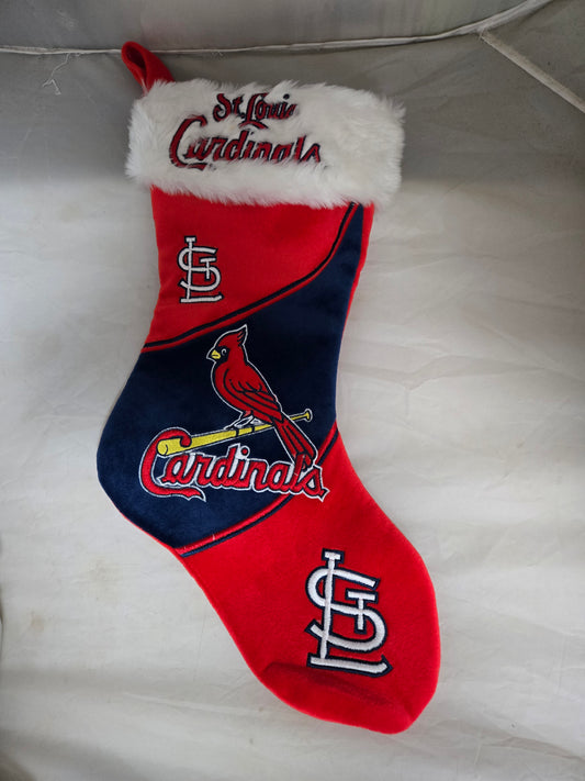 St Louis Cardinals Christmas Stocking Embroidered 18 Inch