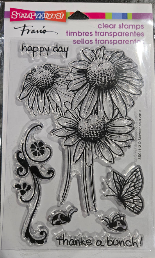 Stampendous Daisy Thanks Clear Stamp Set