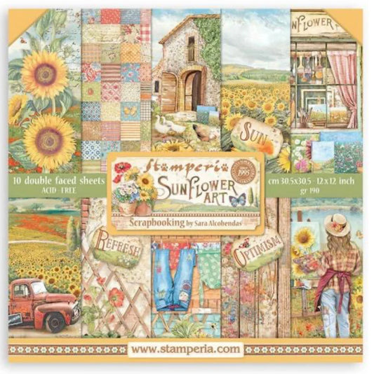 Stamperia Sunflower Art Paper Pack