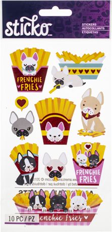 Sticko Frenchie Fries Stickers
