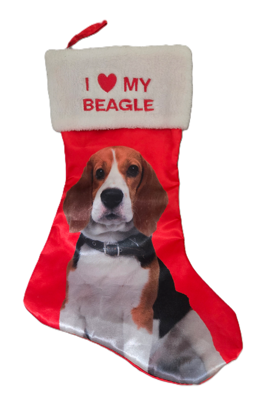 I Love My Beagle Stocking