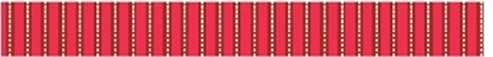 Studio g Valentine Red Stripe Paper Washi Tape