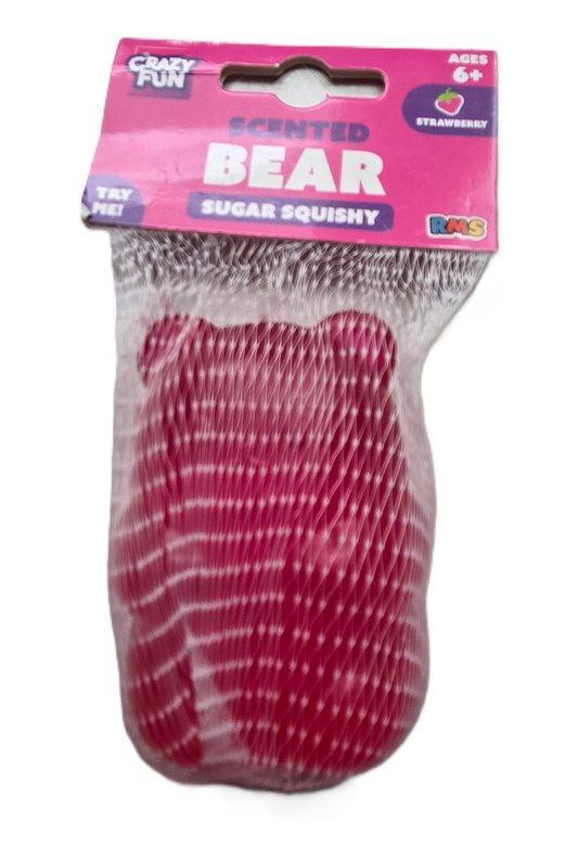 RMS Sugar Squishy Pink Scented Bear Squishy Toy