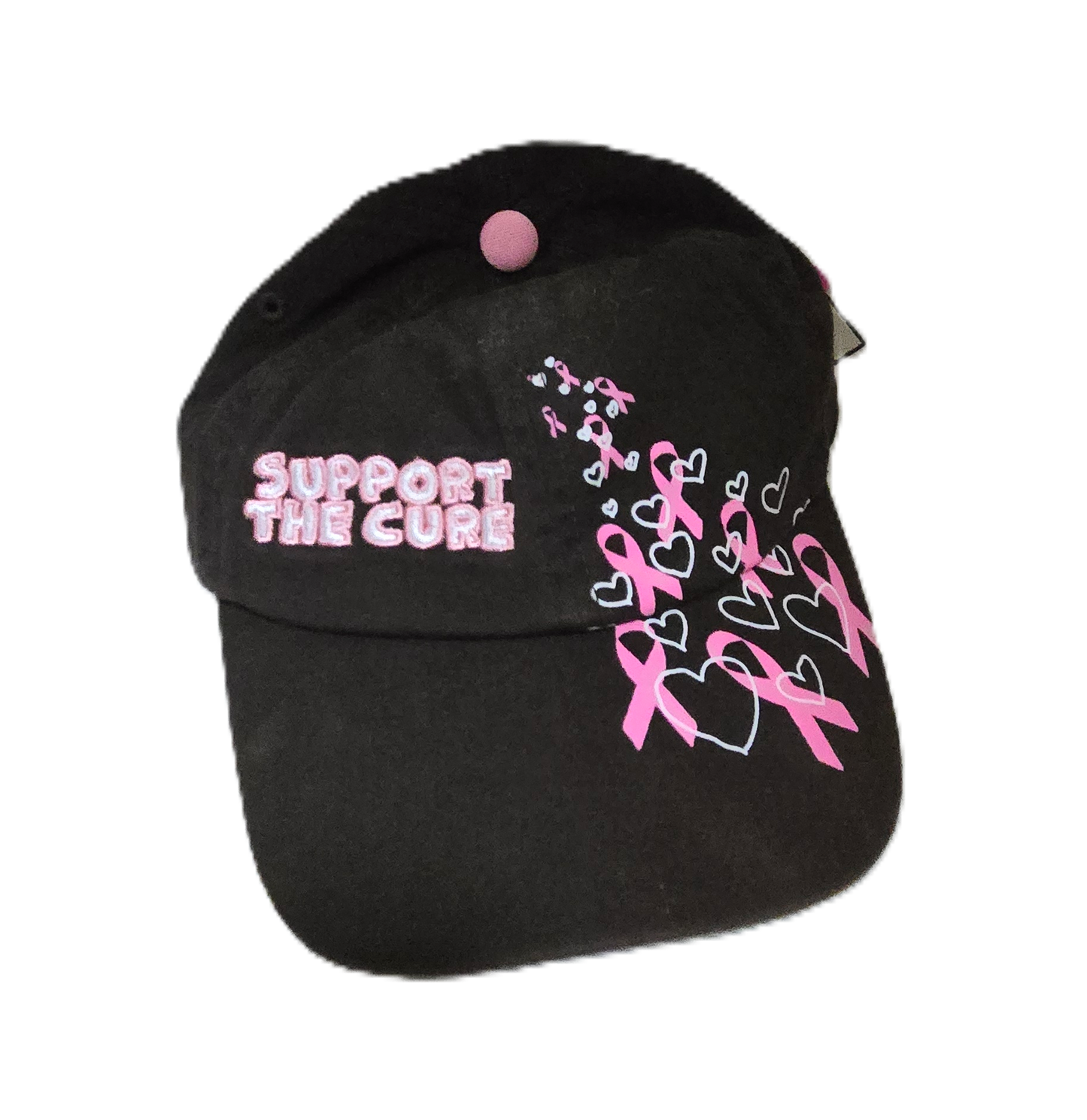 Support the Cure Breast Cancer Embroidered Ballcap
