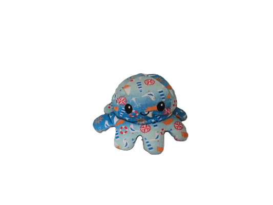 Tee Turtle Reversible Plush Octopus
