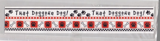 That Doggone Dog Border Sticker