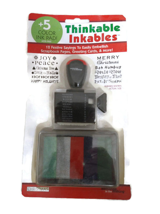 Thinkable Inkable Christmas Rotary Stamp