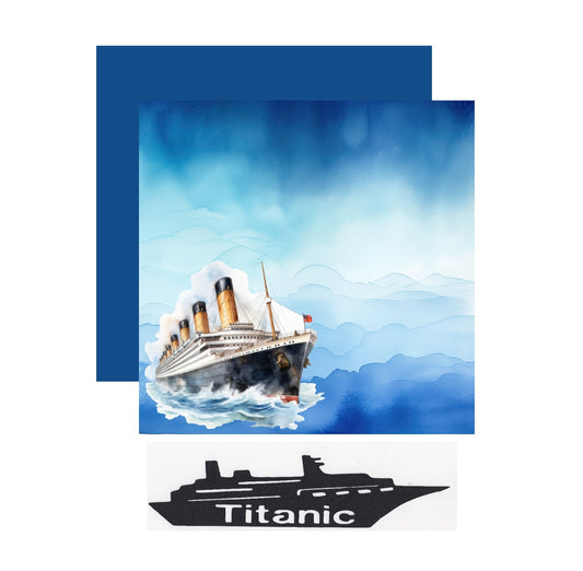 Titanic 12X12 Scrapbook Paper and Die Cut Set