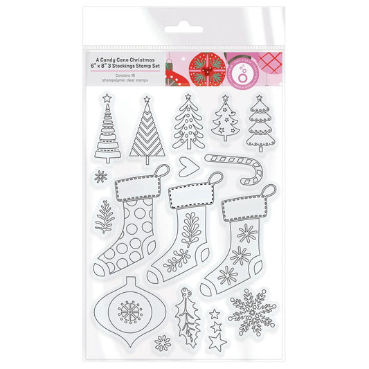 Tonic Studios A Candy Cane Christmas Stamps