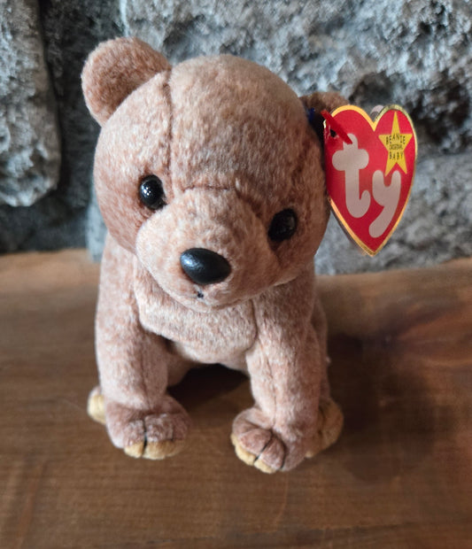 Ty Beanie Baby Pecan Bear