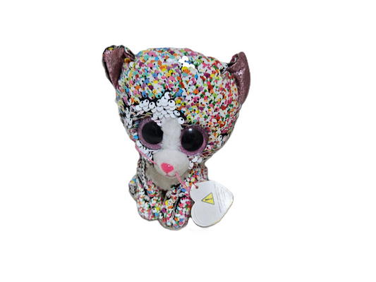 Flippables Confetti the Cat Beanie Boo Plush - Limited Collection