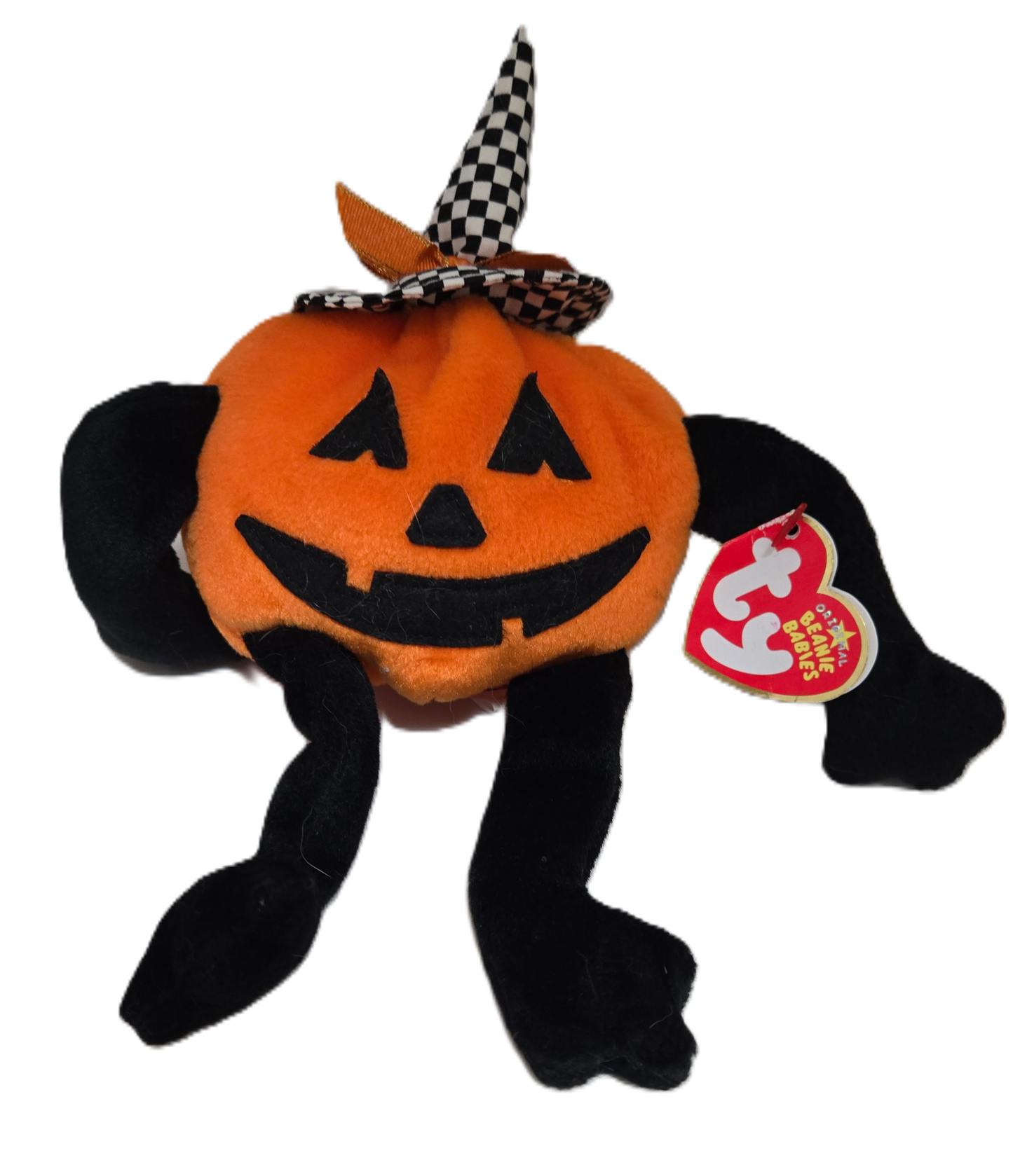 Halloween Trick R Treat pumpkin Beanie Baby