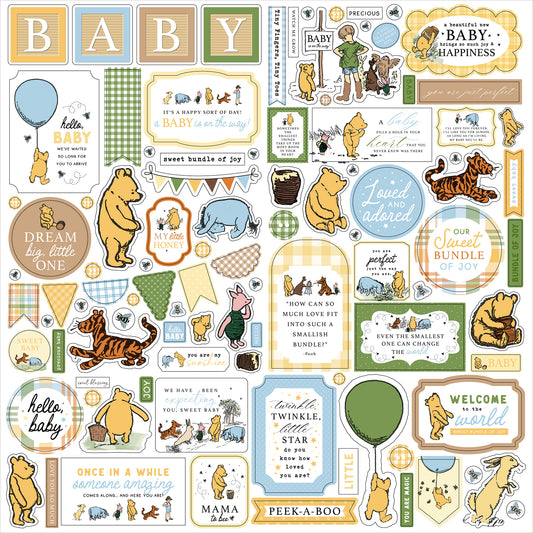 Winnie the Pooh Baby Stickers