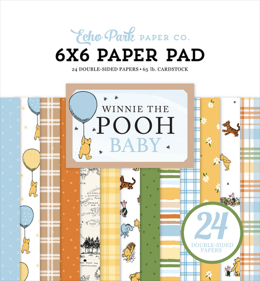 Echo Park Winnie the Pooh Baby 6x6 Paper Pad