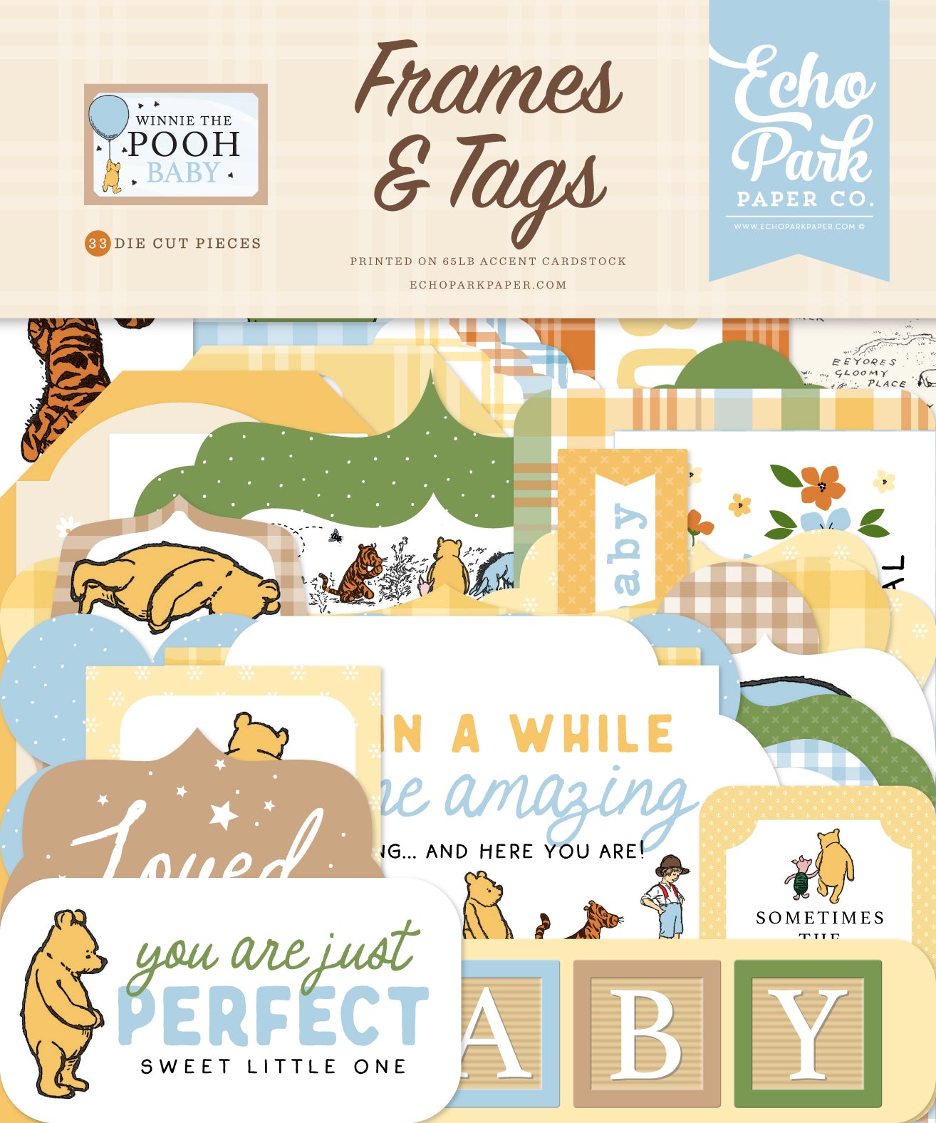 Winnie The Pooh Baby Frames & Tags