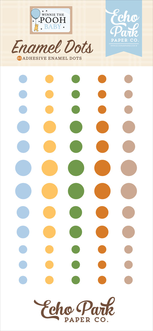 Winnie the Pooh Baby Enamel Dots