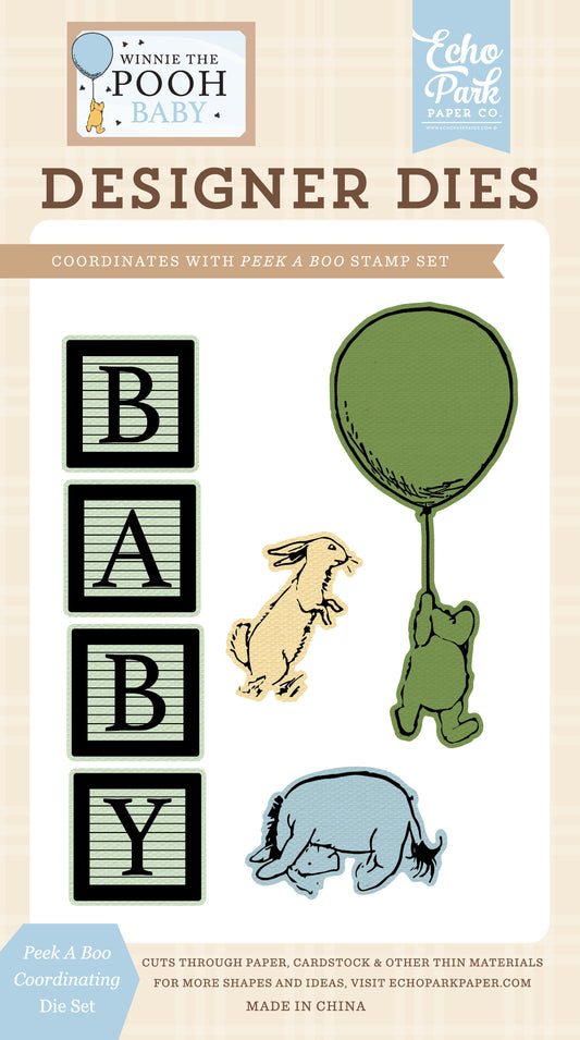 Echo Park Winnie the Pooh Baby Peek A Boo Die Set