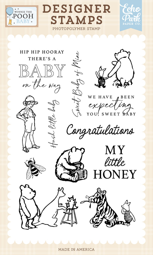 Winnie the Pooh My Little Honey Stamps