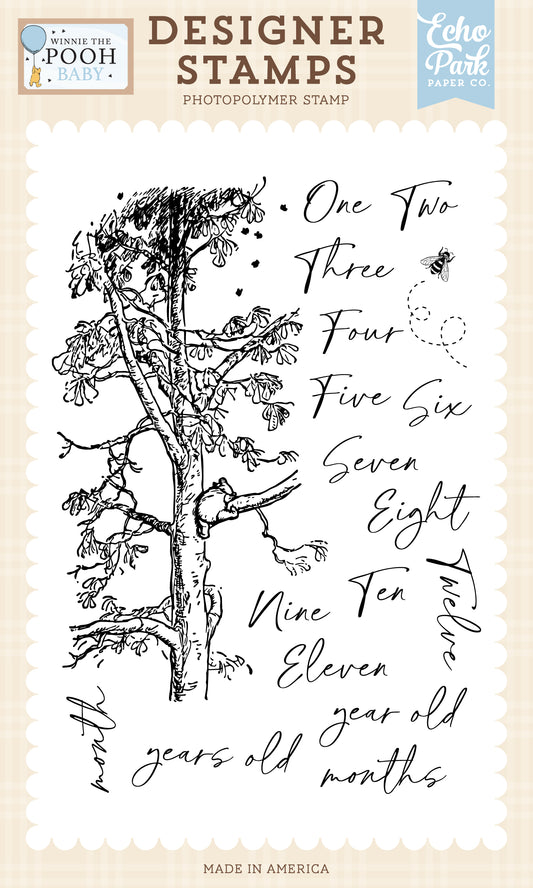 First Year Milestones Stamp