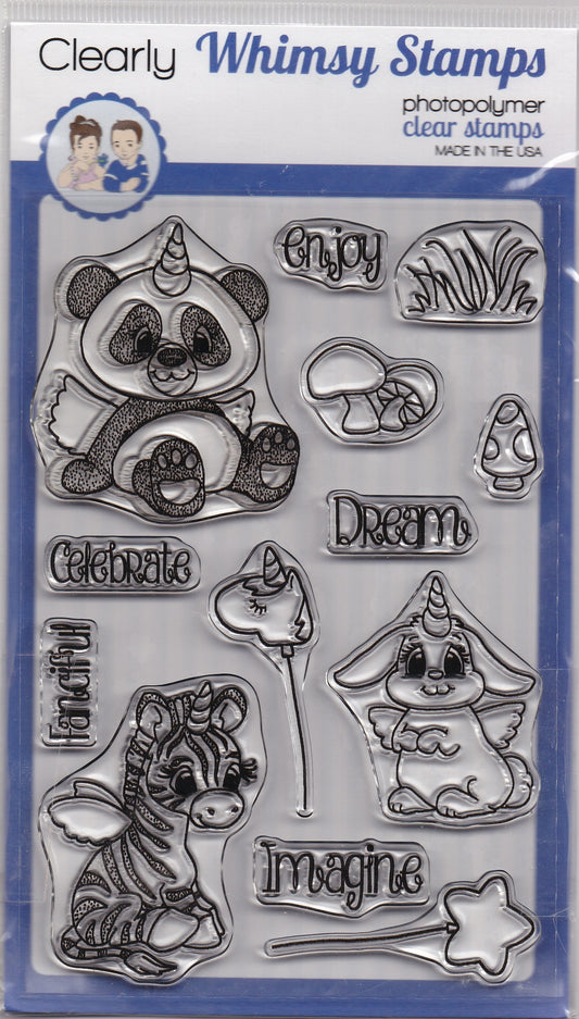 Whimsy Stamps Crittercorn Stamps