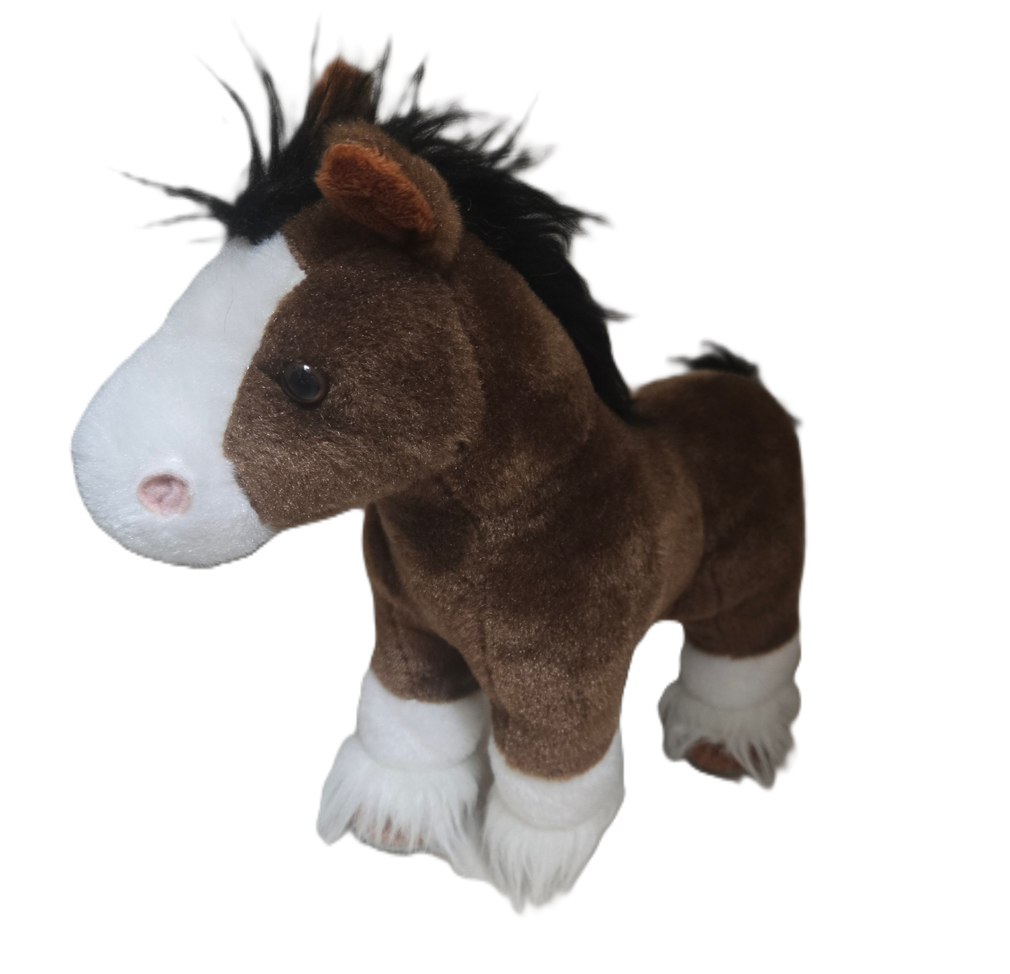 Brown Clydesdale Horse Plush - Bud