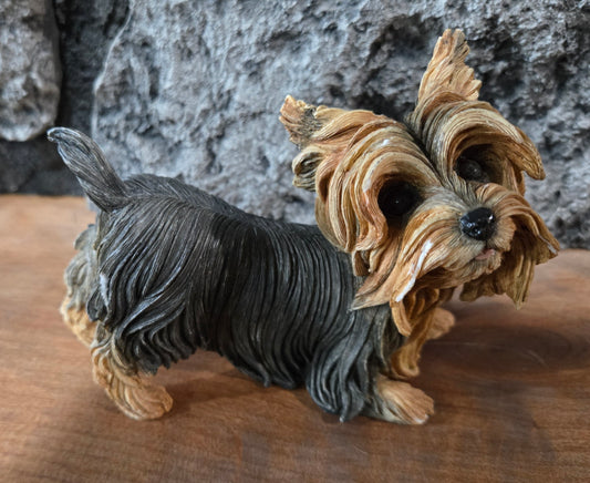 Yorkshire Terrier Dog Figurine