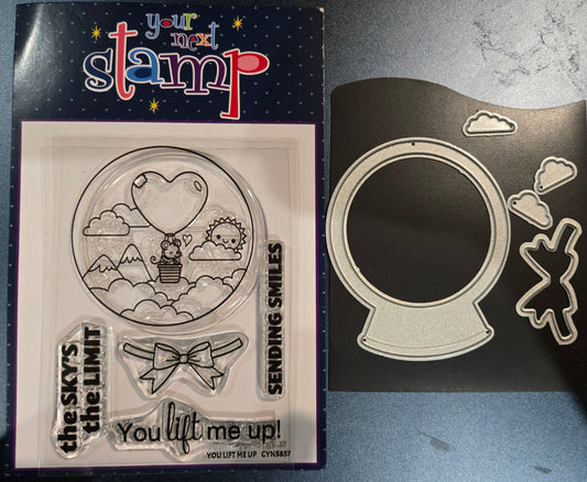 Your Next Stamp - You Lift Me Up Stamps and Dies Set