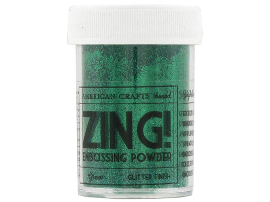 Glitter Teal Embossing Powder by Zing