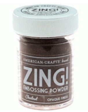 Opaque Chestnut Embossing Powder by Zing