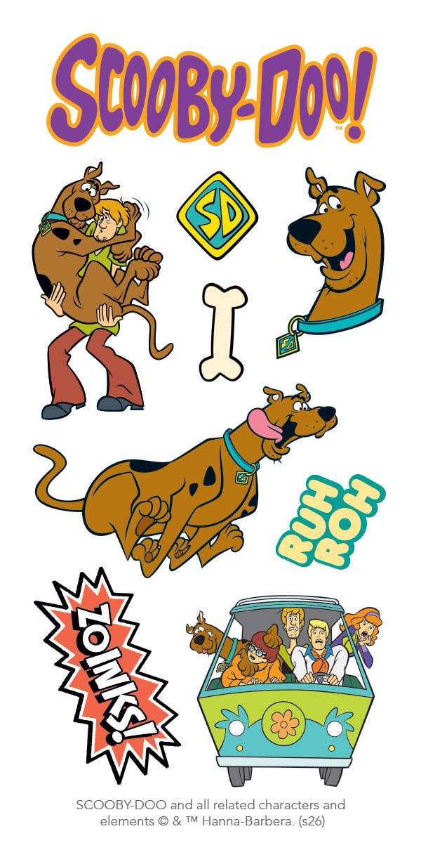Scooby Doo -Officially Licensed Decorative Stickers