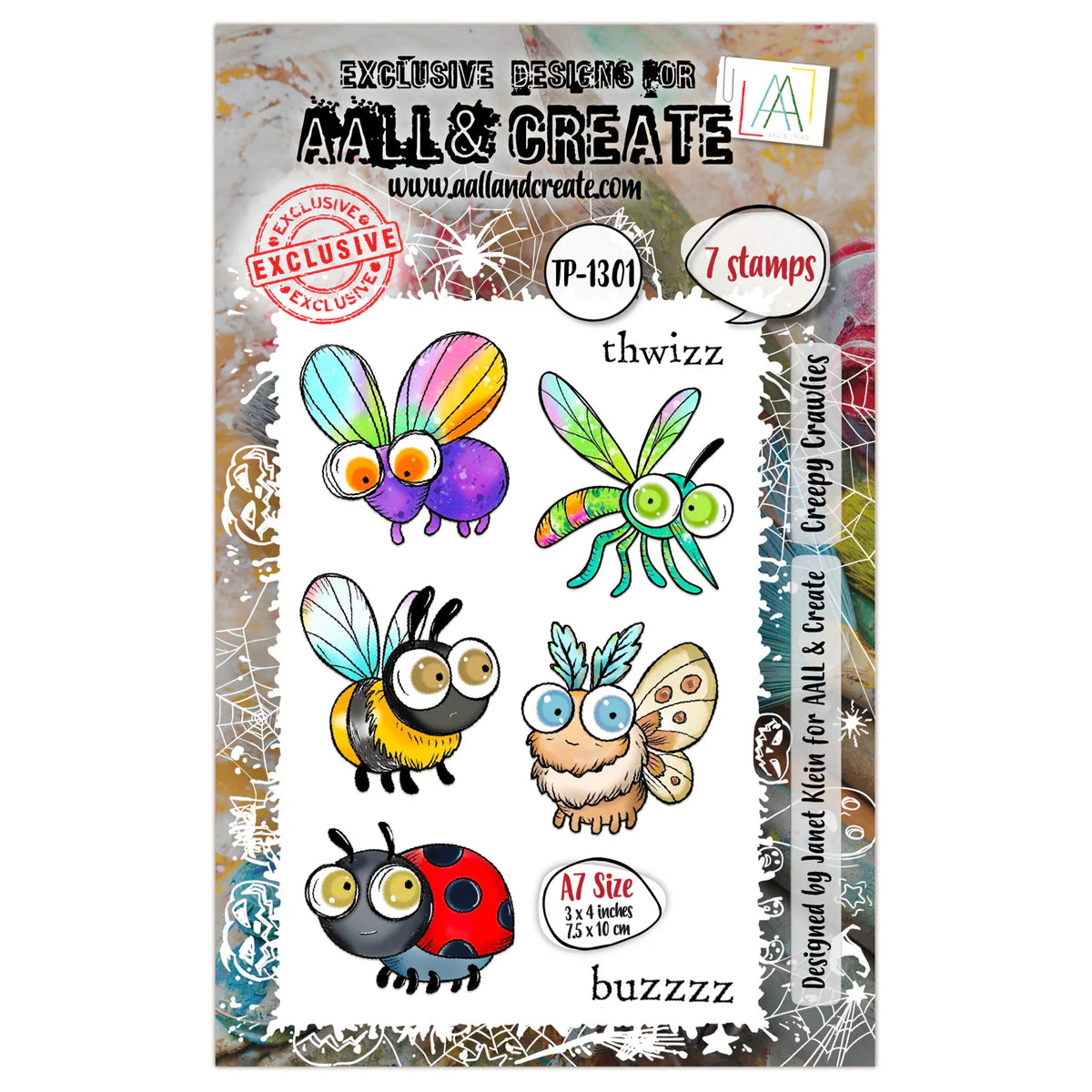 AAL and Create Creepy Crawlies Stamp Set