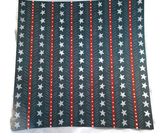 Patriotic Stars and Stripes Scrapbook Paper